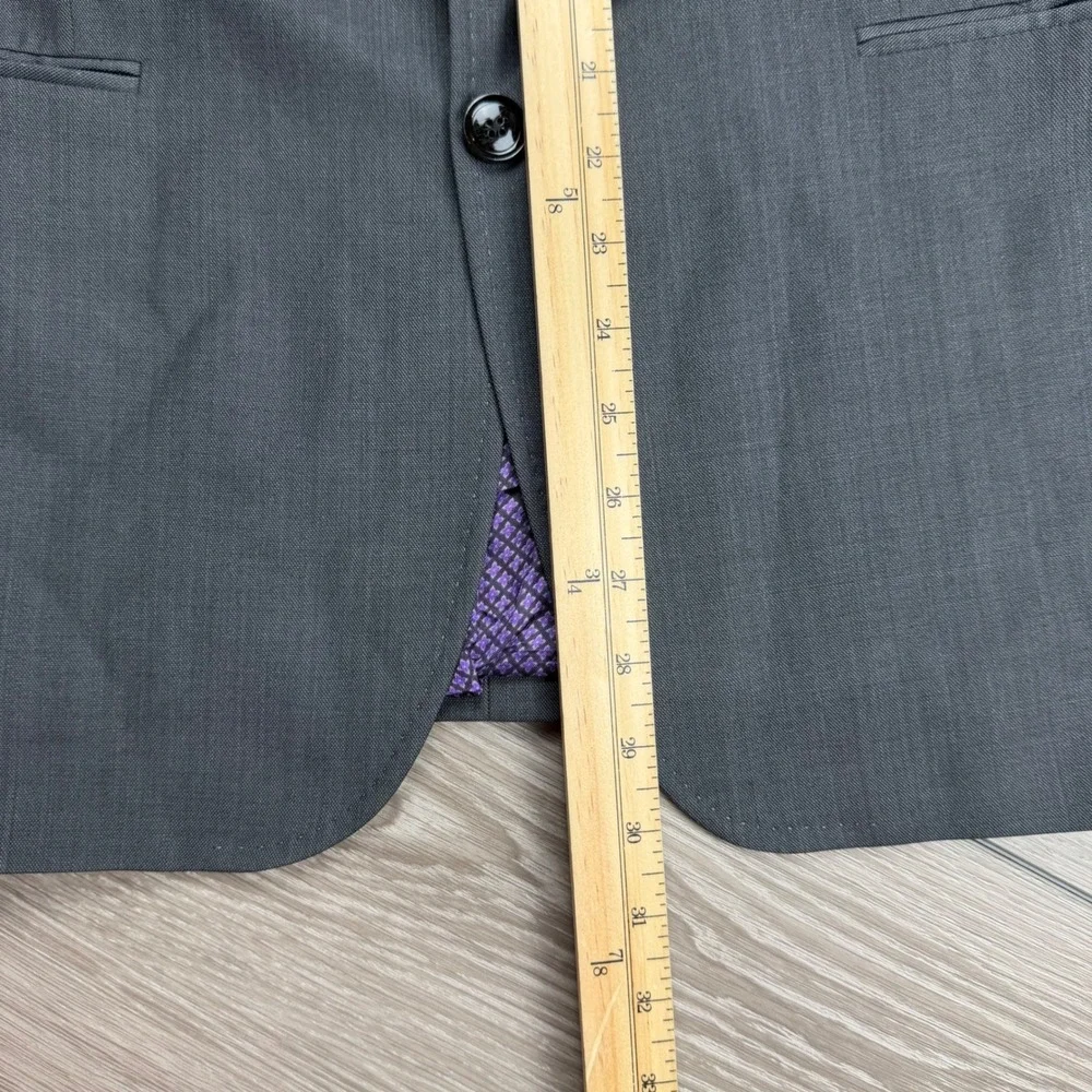 Ted Baker Mens Suit Endurance Jay CT 100% Wool 2 Button Grey 42R 35R
